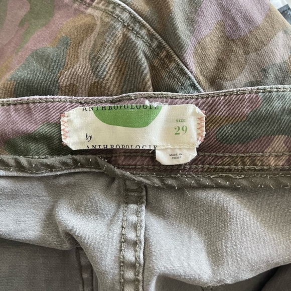 Anthropologie Camo Jefferson Slim Utility Trousers - Picture 6 of 9